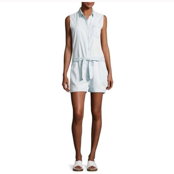 The Blue Shirt Shop Sleeveless Chambray Bridge Hampton
Romper size S small - Picture 1 of 10